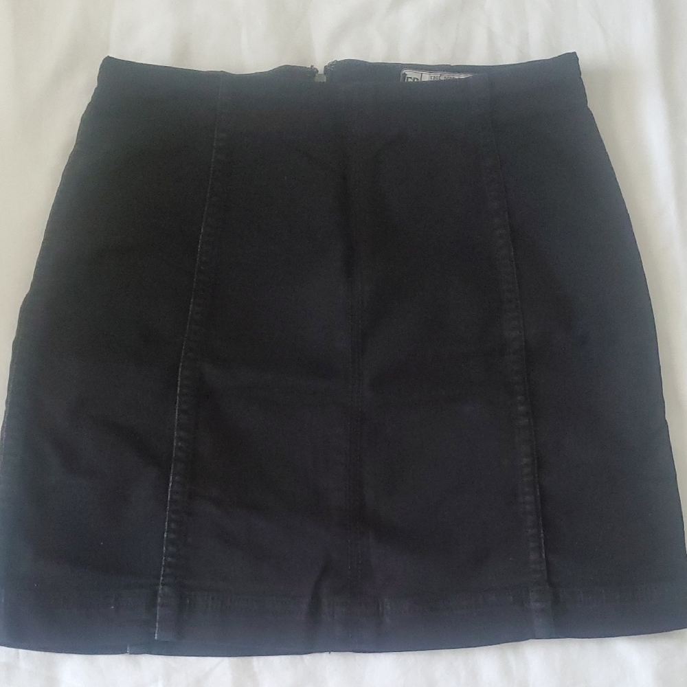 Free People Modern Femme Denim Skirt